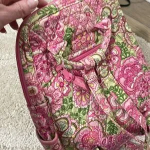 Vera Bradley Pink and Green Floral Backpack Retired Petal Pink VERA BRADLEY (PETAL PINK) (RARE & RETIRED) | eBay main image 2